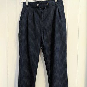 Stripped high rise pants